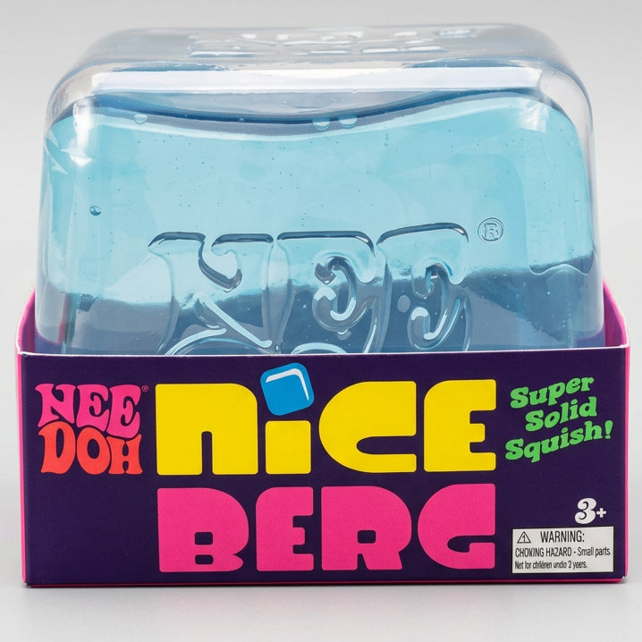 Schylling Nee-Doh Nice Berg Super Solid Squish Blue